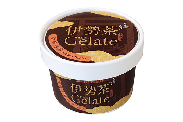 伊勢茶ジェラート〈焙煎棒茶〉